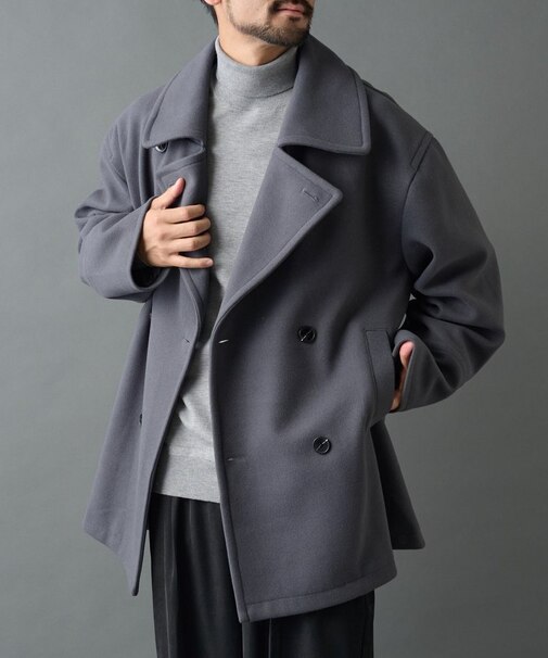 テックウールダブルハーフコート