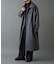 テックウールステンカラーロングコート