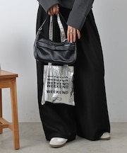 ナイロンロングハンドルミニトートバッグ