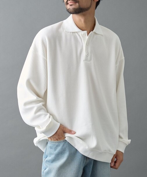 カットコーデュロイポロ