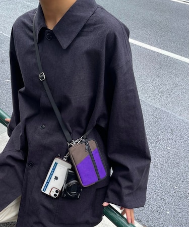 【LEI企画 / WEB限定】撥水ポーチ付きマルチストラップ