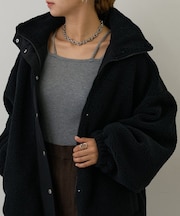 ボアスタンドブルゾン