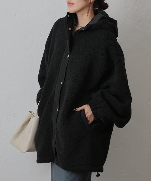 ボアビッグシルエットフードブルゾン｜コロニートゥーワンスリーナイン