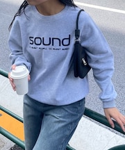 【LEI企画 / WEB限定】裏毛SOUNDロゴプルオーバー
