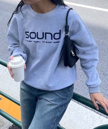 【LEI企画 / WEB限定】裏毛SOUNDロゴプルオーバー