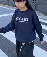 【LEI企画 / WEB限定】裏毛SOUNDロゴプルオーバー