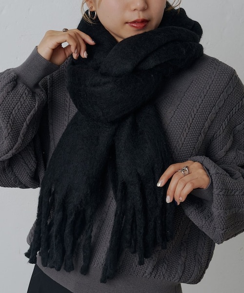 リバイバル】無地フェイクウールマフラー｜コロニートゥーワン