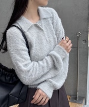 【PIKO企画/新色追加】シャギーポロニット