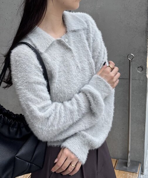 【PIKO企画/新色追加】シャギーポロニット