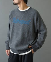 モールロゴニットプルオーバー