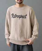 モールロゴニットプルオーバー