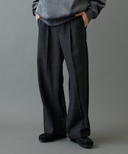 シャギーウーリーワイドスラックス