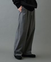 シャギーウーリーワイドスラックス