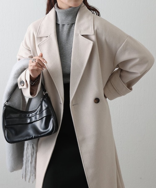 モッサライトダブルロングコート