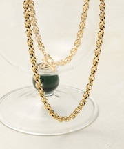 カーブチェーンネックレス