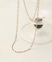 ナロウスクエアチェーンネックレス