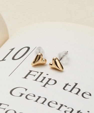 ミニマムハートピアス