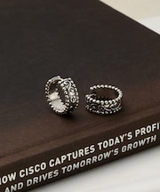 ヴィンテージフープワンタッチピアス