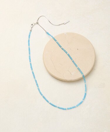 ミニマルビーズネックレス