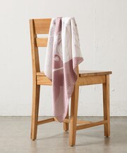 フラワーストライプ柄スカーフ70×70