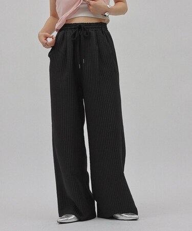 【リバイバル/新色追加】ストライプイージーパンツ