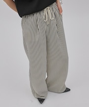 【リバイバル/新色追加】ストライプイージーパンツ