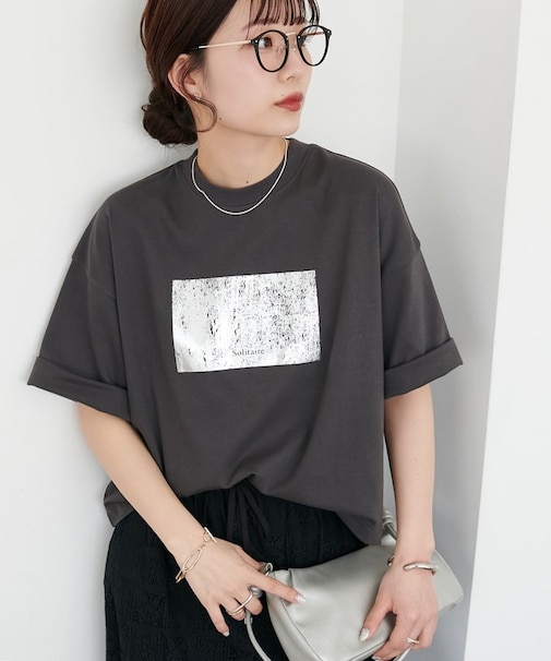 箔プリント半袖Ｔシャツ