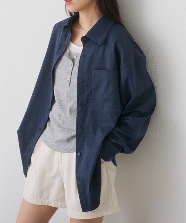 【PIKO企画 / WEB限定カラーあり】パイピング配色レギュラーシャツ