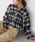 【WEB限定】先染めビエラ起毛チェックシャーリングシャツ