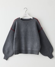 【WEB限定】ウォッシャブルスウェットライクニット