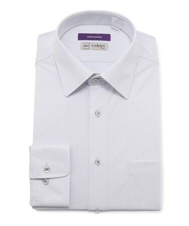 【制菌/完全ノーアイロン】長袖アイシャツ　ホワイト/グレー/サックス