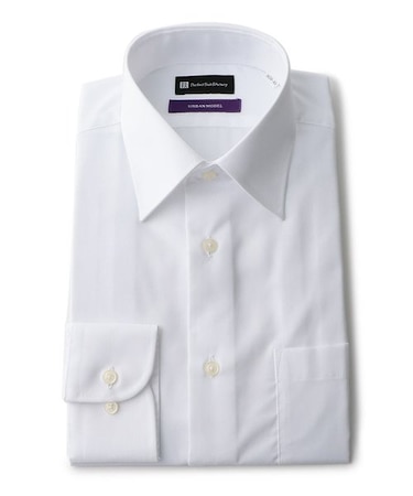 【形態安定】長袖ワイシャツ　アーバン　ホワイト　