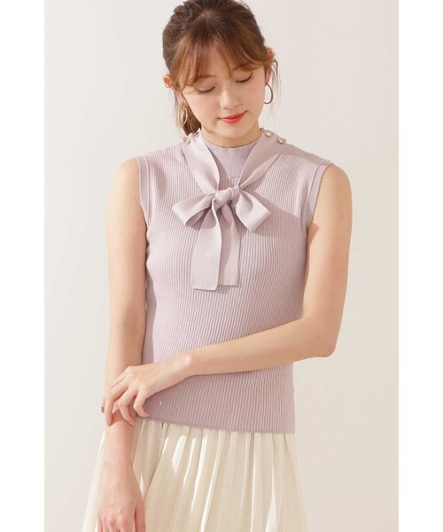 ボウタイニット ジル バイ ジル スチュアート ボウタイリブニット | JILL by JILL STUART（ジル バイ ジル