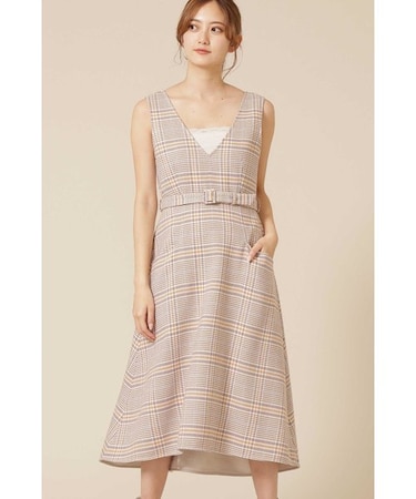 ソフトリバーチェックワンピース