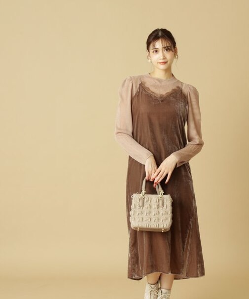 シアートップスキャミワンピースセット