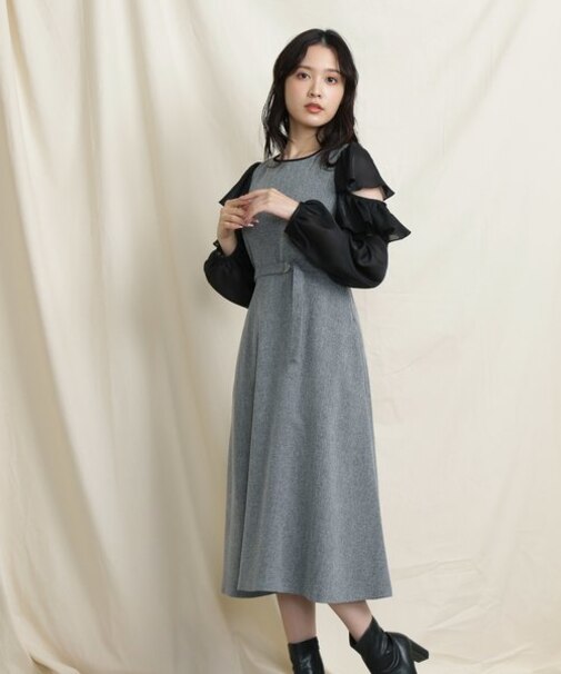 カラートップワンピース