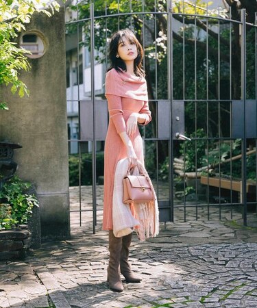 2Wayスヌードニットワンピース