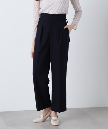 サイドベルトパンツ