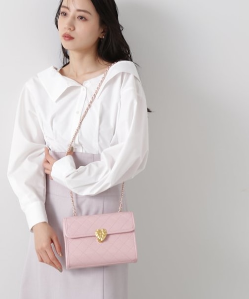 ハートコンチョチェーンポシェット