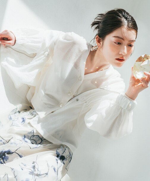 シアーカラーカーデ