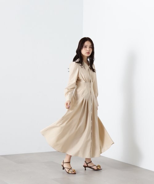 【アンドクチュール】コルセットシャツワンピース セール】コルセットシャツワンピース（ワンピース）｜AND