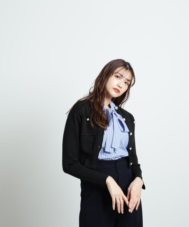 ポケットカーデトップス