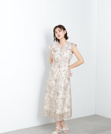 シアースイサイフラワープリントワンピース