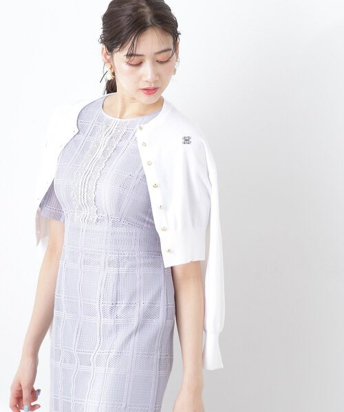 シシュウUVクルーカーディガン｜ジルバイジルスチュアートの通販