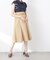 ベルトツキセミフレアスカート