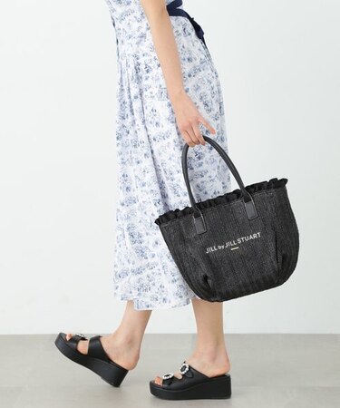 サマーフリルロゴトートバッグ