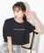 ショートボリュームロゴTシャツ