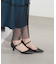ストラップパンプス