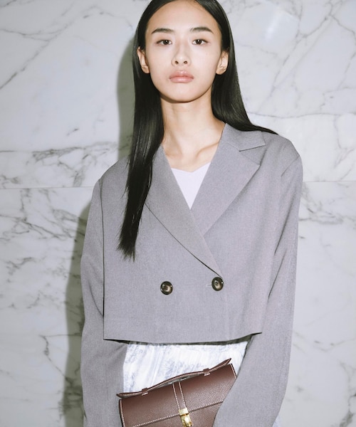 ショート丈セットアップ ジャケット｜ジルバイジルスチュアートの通販