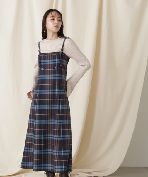 オリジナルタータンチェックワンピース
